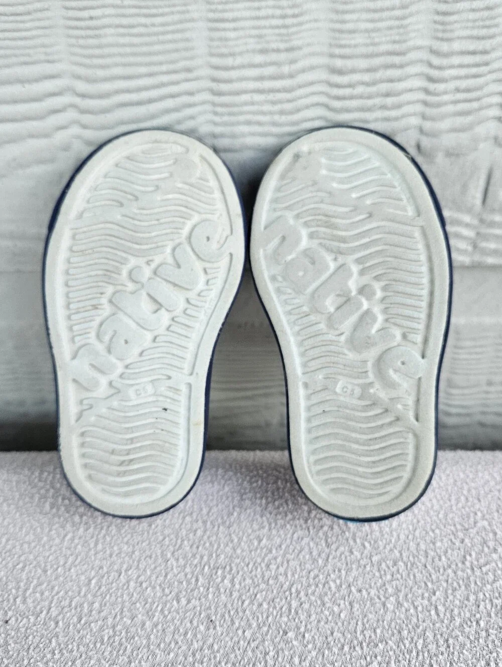 Native Jefferson Navy Blue Grey SZ C5 Slip-On Breathable Water Shoes